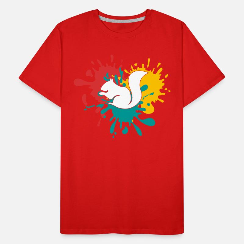 Squirrel Men's Premium Organic T-Shirt