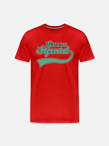 Bräutigam groom JGA - Men's Premium Organic T-Shirt - red