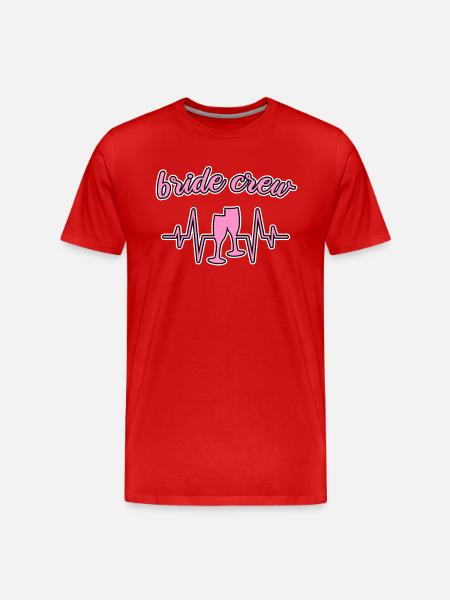 Team bride bride crew - Men's Premium Organic T-Shirt - red