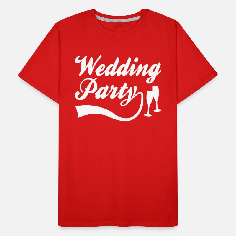 Fête de mariage T-shirt bio Premium Homme