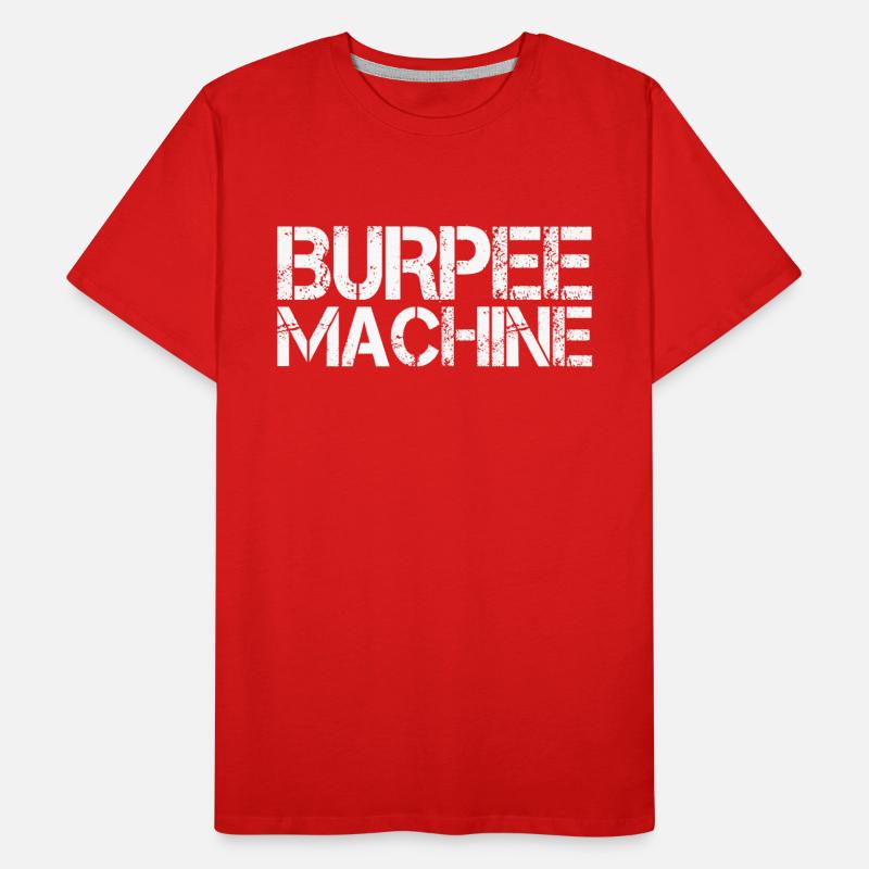 Burpee Machine T-shirt bio Premium Homme