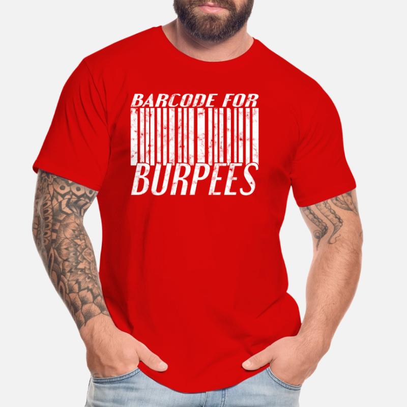 Code à barres Burpee T-shirt bio Premium Homme