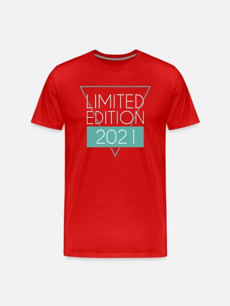 Limited Edition 2021 - Men's Premium Organic T-Shirt - red