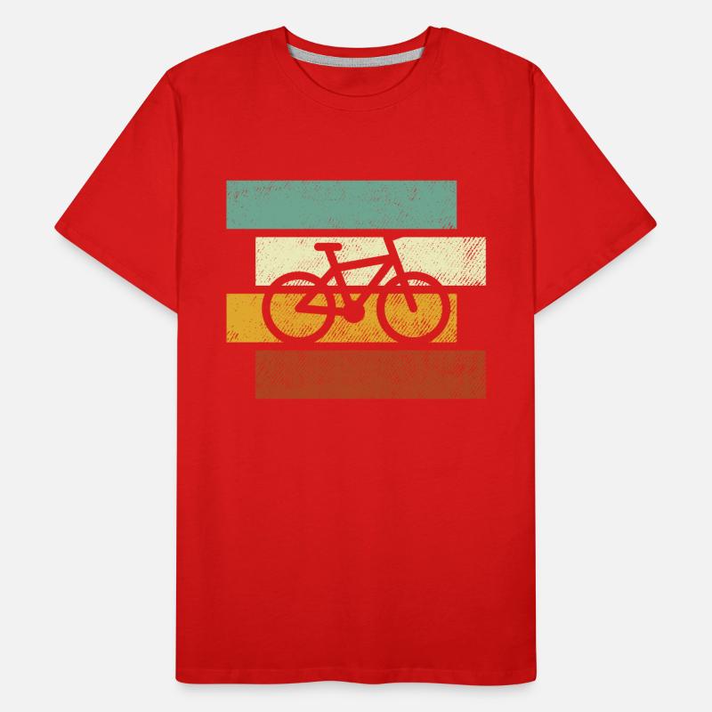 Vélo Rétro T-shirt bio Premium Homme