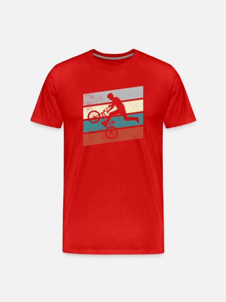 BMX Retro - Men's Premium Organic T-Shirt - red