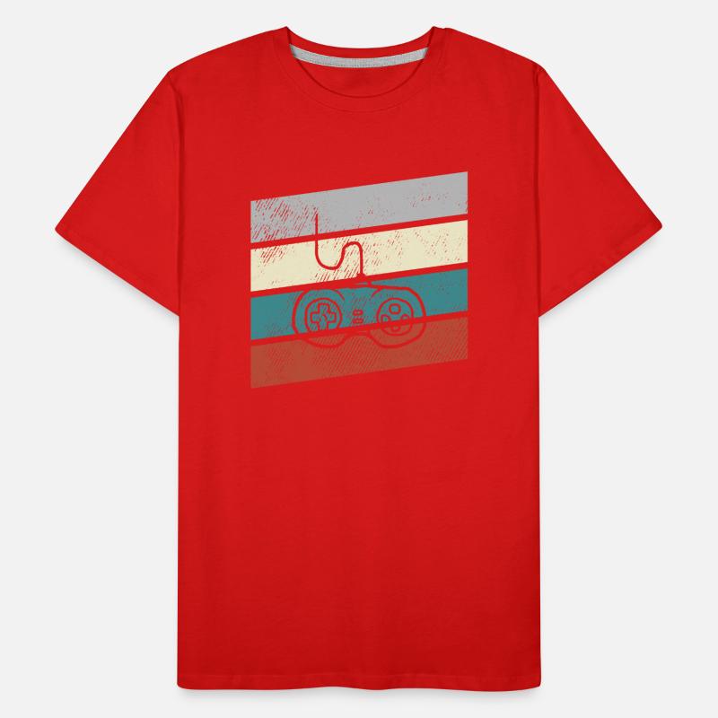 Gaming Retro Men's Premium Organic T-Shirt