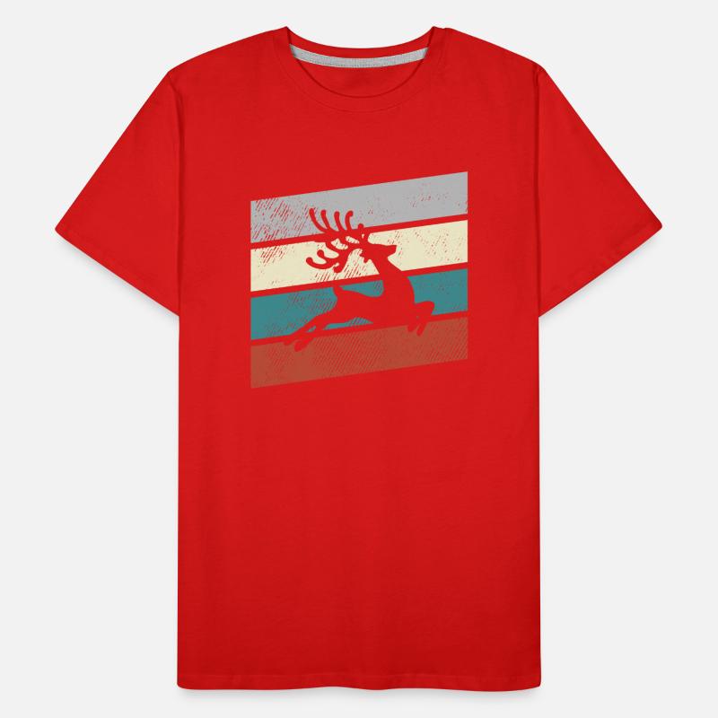 Moose Retro T-shirt bio Premium Homme