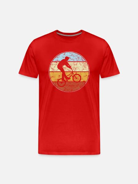 BMX Retro - Men's Premium Organic T-Shirt - red