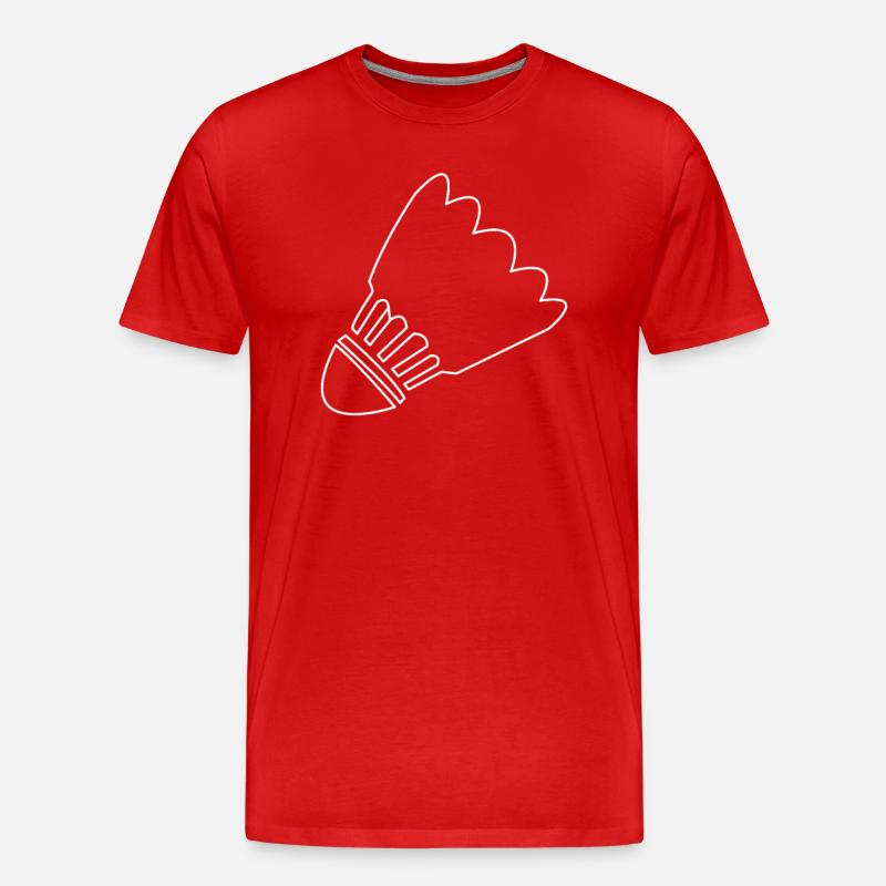 Federball - Männer Premium Bio T-Shirt - Rot