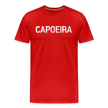 Capoeira - T-shirt bio Premium Homme - rouge - Devant - Damien (186cm)