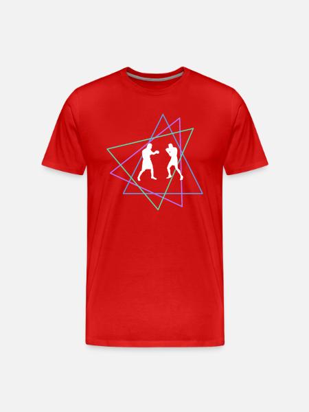 Boxe - T-shirt bio Premium Homme - rouge