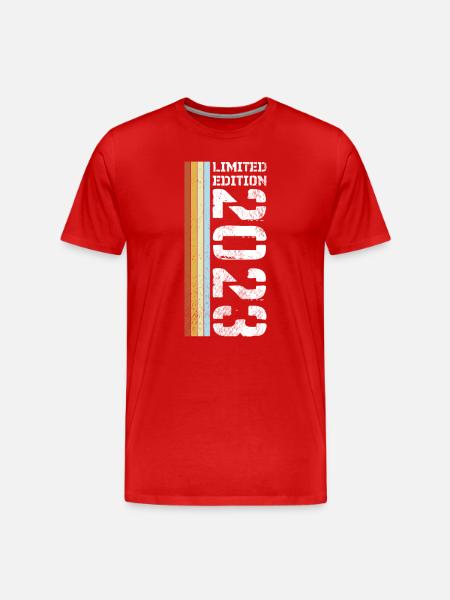 Limited Edition Retro 2023 - Men's Premium Organic T-Shirt - red