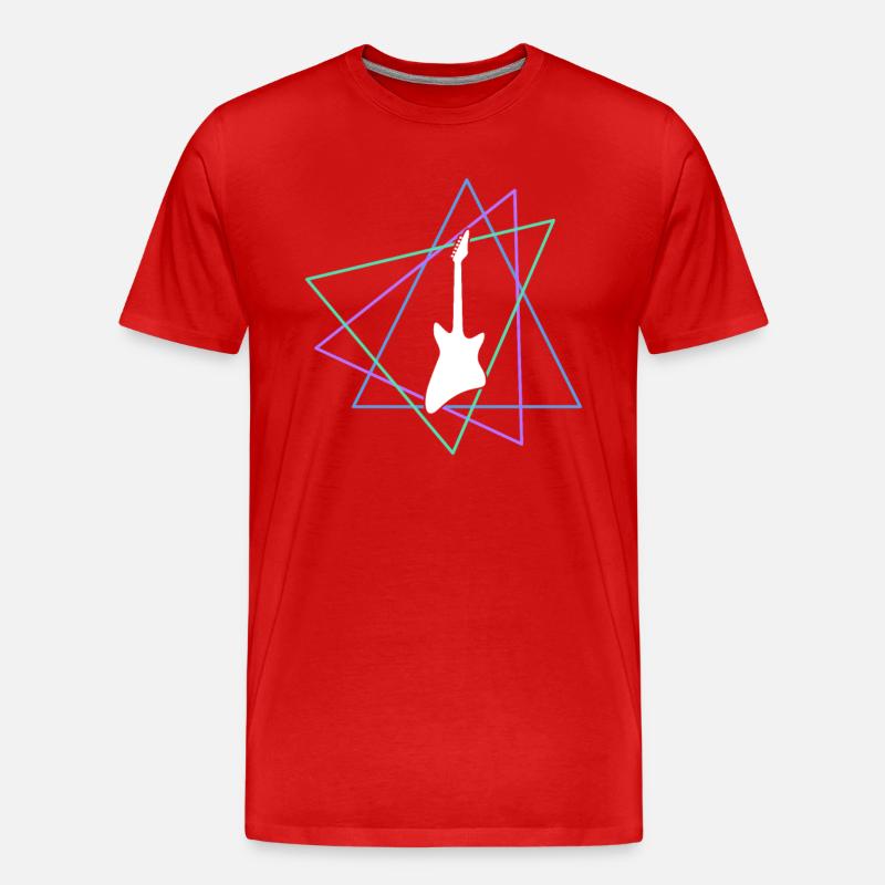 Rock - Männer Premium Bio T-Shirt - Rot