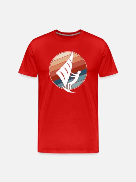 Kite Retro - Men's Premium Organic T-Shirt - red