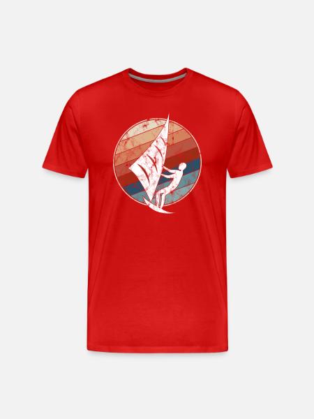 Kite Retro - Men's Premium Organic T-Shirt - red
