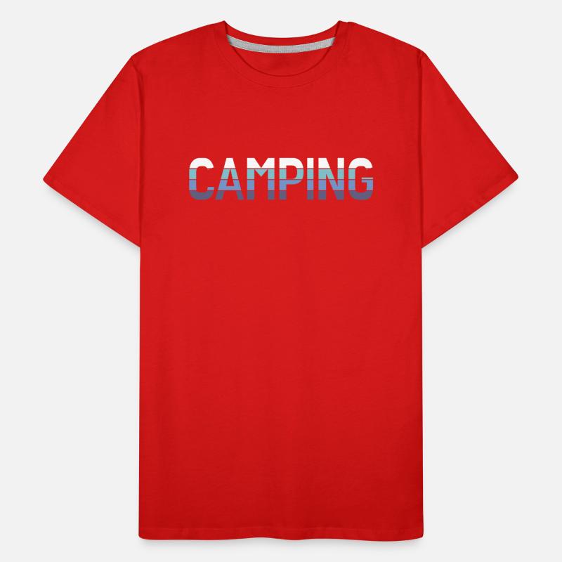 camping T-shirt bio Premium Homme