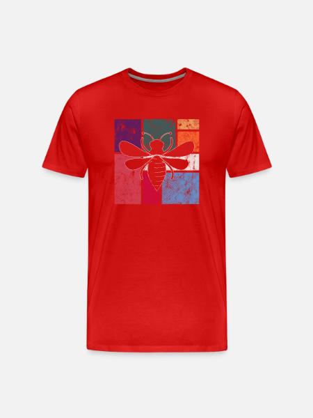 Abeille - T-shirt bio Premium Homme - rouge