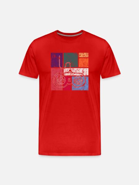 Jeu - T-shirt bio Premium Homme - rouge