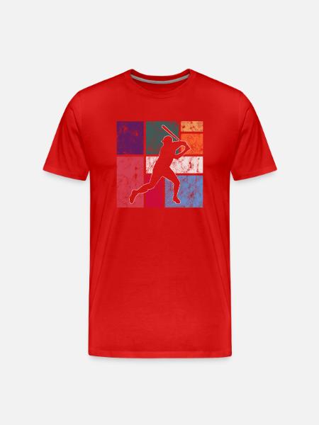 Base-ball - T-shirt bio Premium Homme - rouge