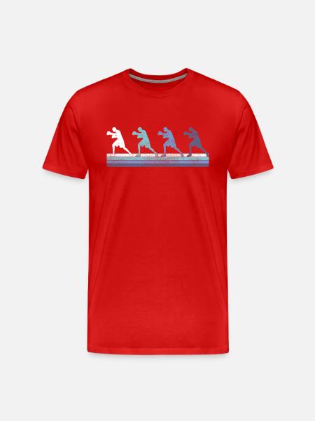 boxing - Men's Premium Organic T-Shirt - red