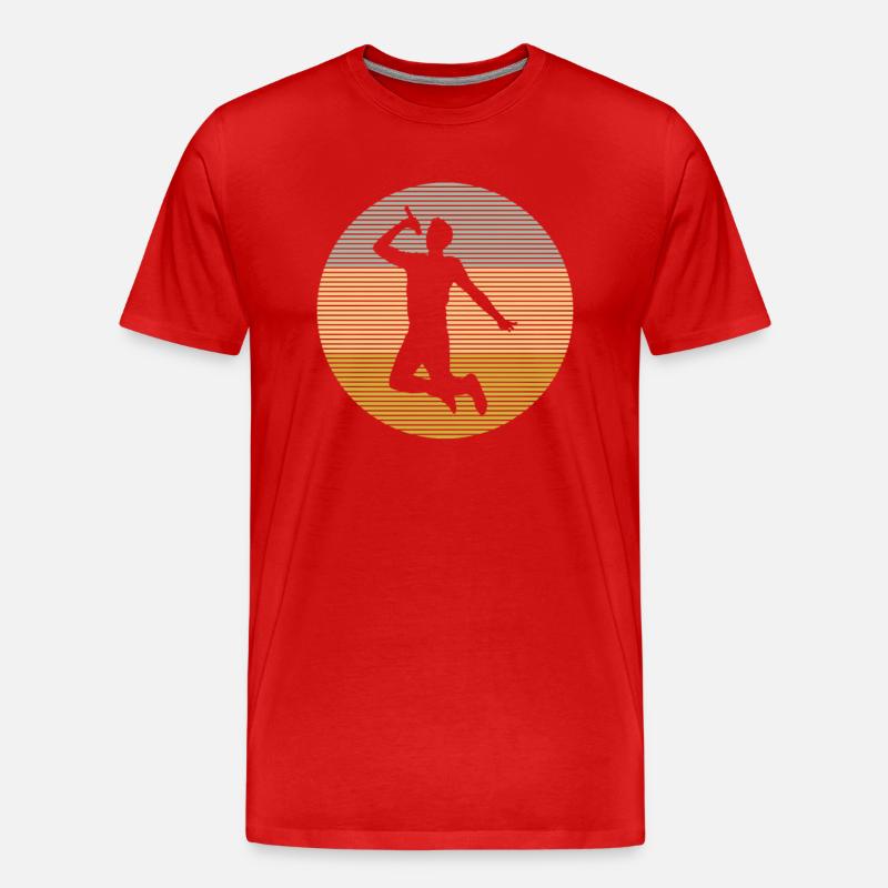 Singen - Männer Premium Bio T-Shirt - Rot
