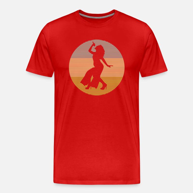 Singen - Männer Premium Bio T-Shirt - Rot