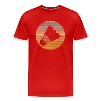 Volant - T-shirt bio Premium Homme - rouge - Devant - Damien (186cm)