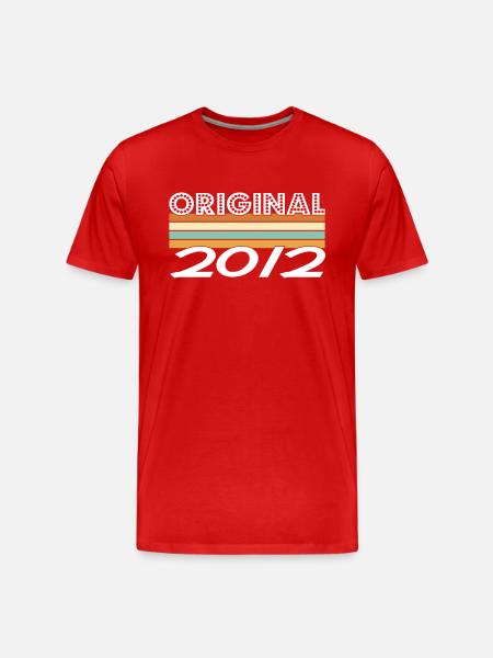 Limited Edition 2012 - Men's Premium Organic T-Shirt - red