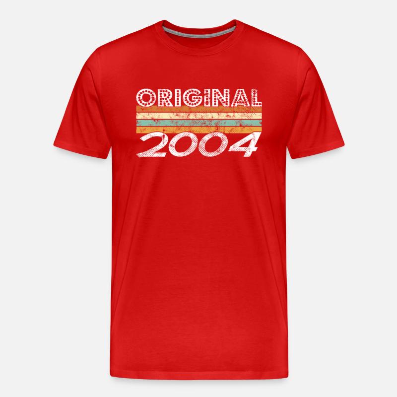 Original 2004 - Männer Premium Bio T-Shirt - Rot