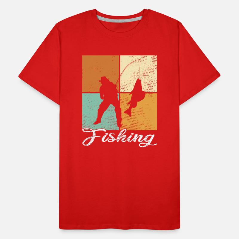 Pêche T-shirt bio Premium Homme
