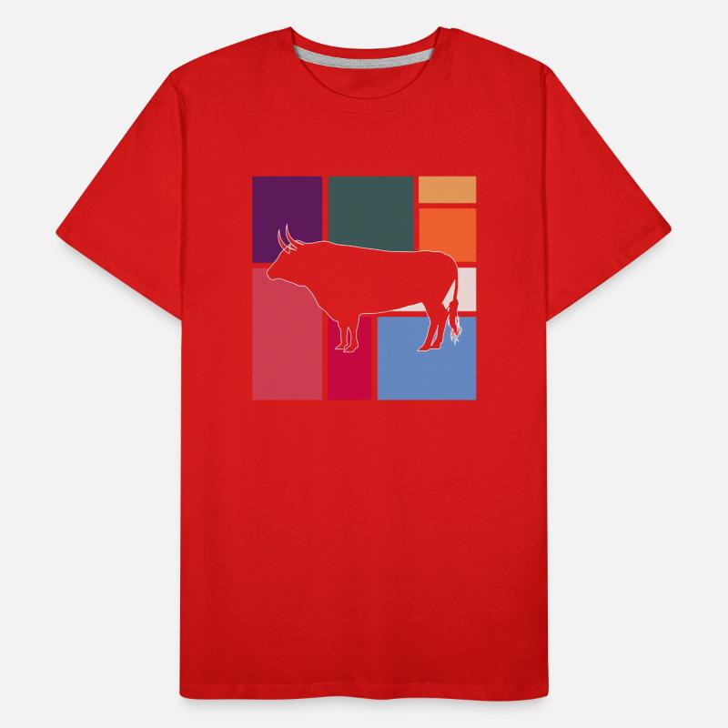 Stier Männer Premium Bio T-Shirt
