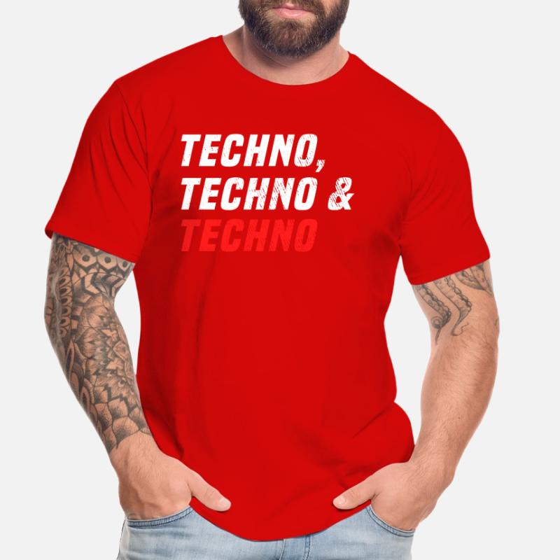 Techno Techno Techno Männer Premium Bio T-Shirt