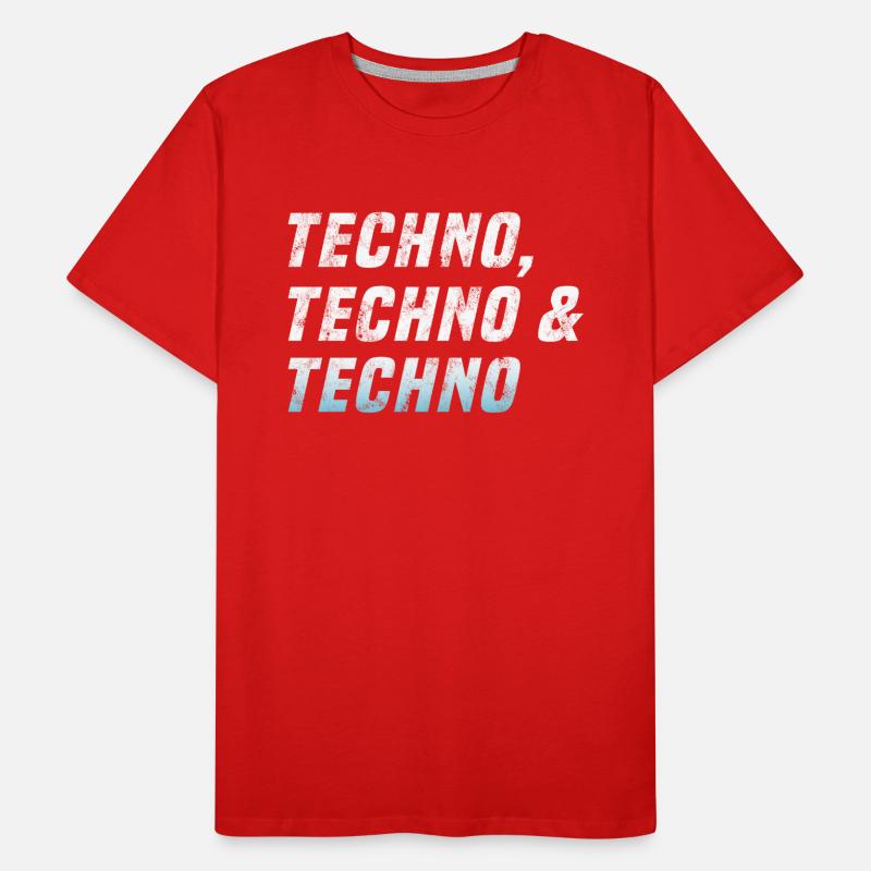 Techno Techno Techno T-shirt bio Premium Homme
