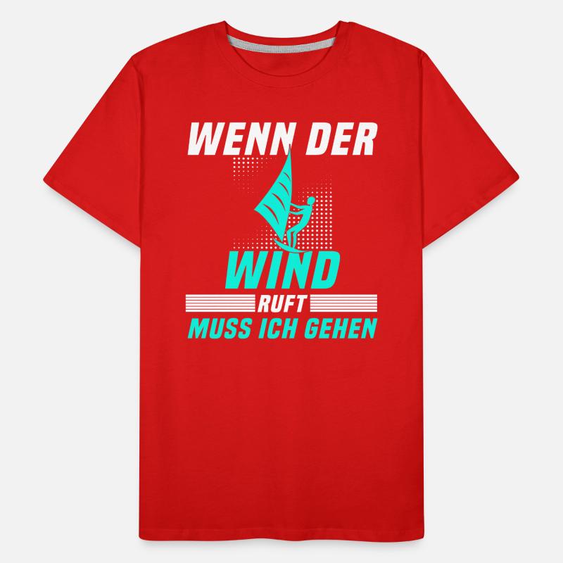 Kite surfen Spruch Männer Premium Bio T-Shirt