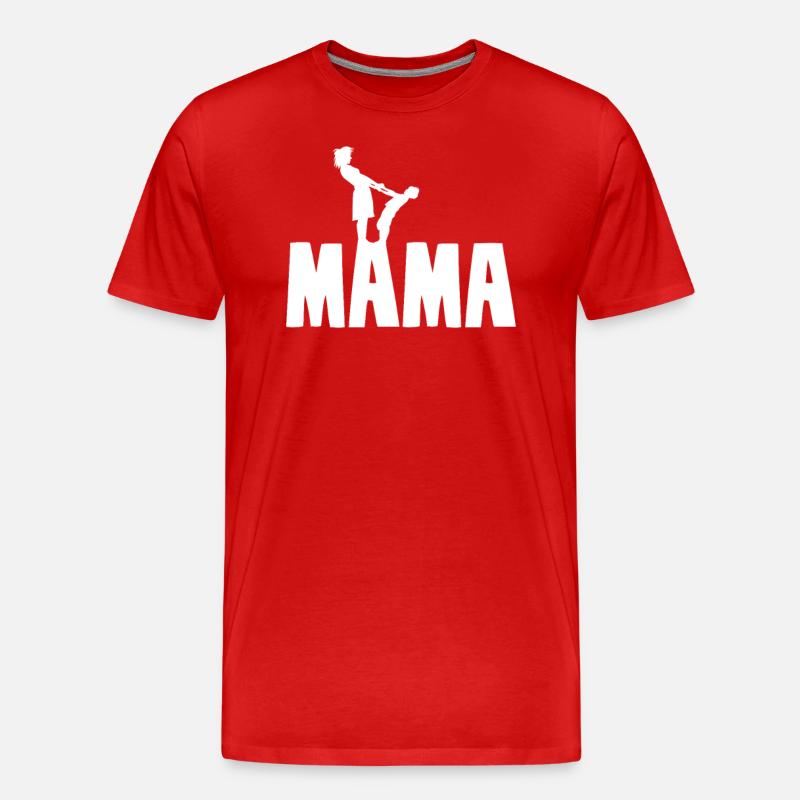 Mama - Männer Premium Bio T-Shirt - Rot