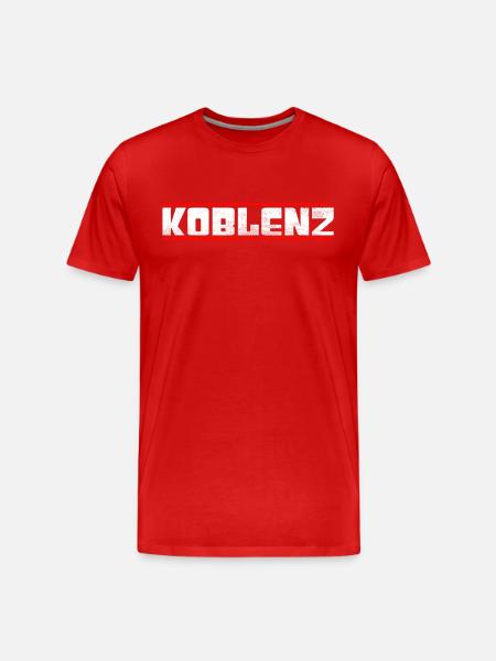 Koblenz - Men's Premium Organic T-Shirt - red