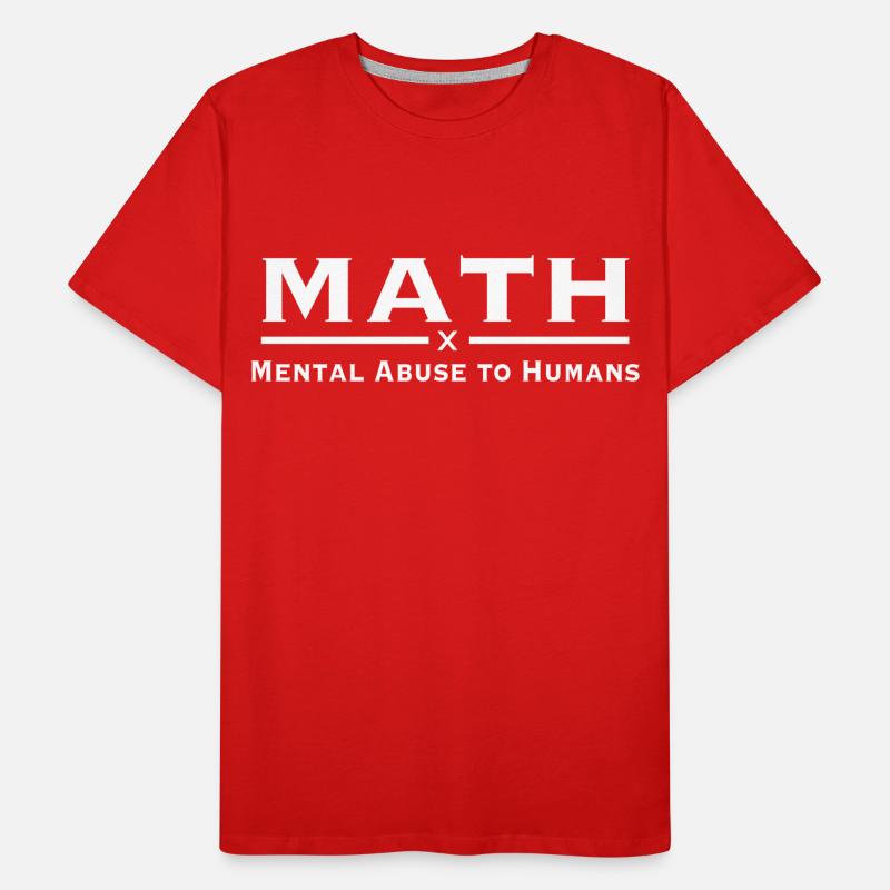 math Men's Premium Organic T-Shirt