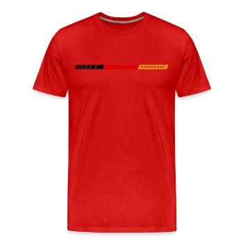 Allemagne - T-shirt bio Premium Homme - rouge - Devant - Damien (186cm)
