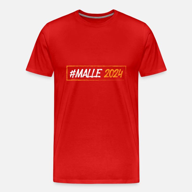 Malle 2024 - T-shirt bio Premium Homme - rouge