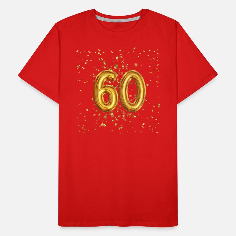 60 ans de conception de ballons T-shirt bio Premium Homme