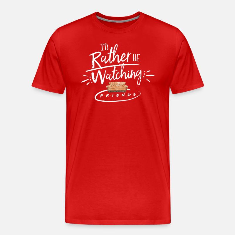 Friends Couch Central Perk - Männer Premium Bio T-Shirt - Rot