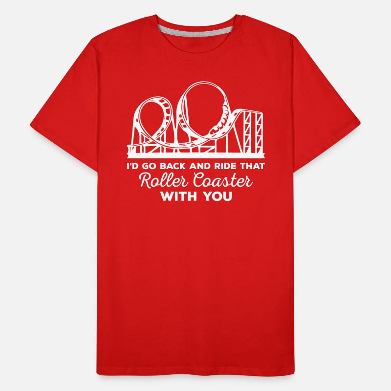 Roller Coaster With You Men's Premium Organic T-Shirt