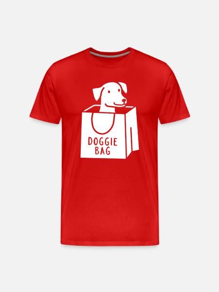 Doggie Bag - Men's Premium Organic T-Shirt - red