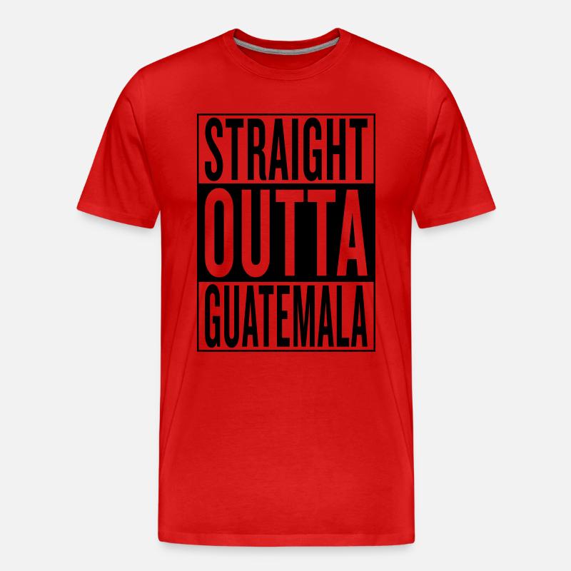 Guatemala - Männer Premium Bio T-Shirt - Rot