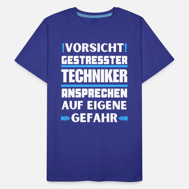 Don't talk to a stressed technician! Men's Premium Organic T-Shirt