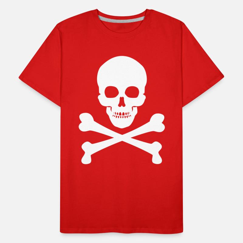 Skull & Bones Männer Premium Bio T-Shirt