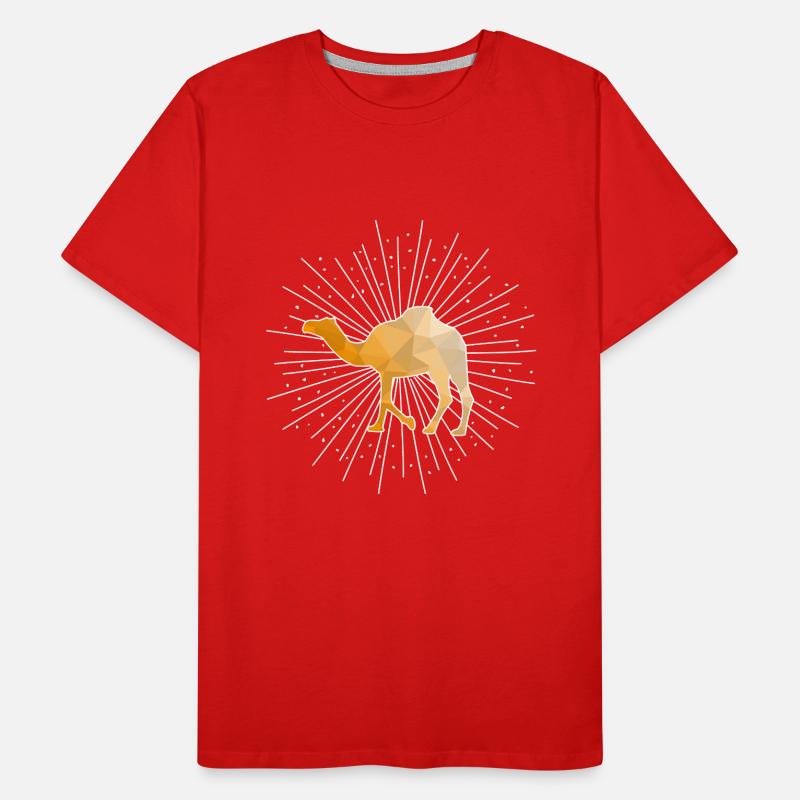 Kamel Dromedar Männer Premium Bio T-Shirt