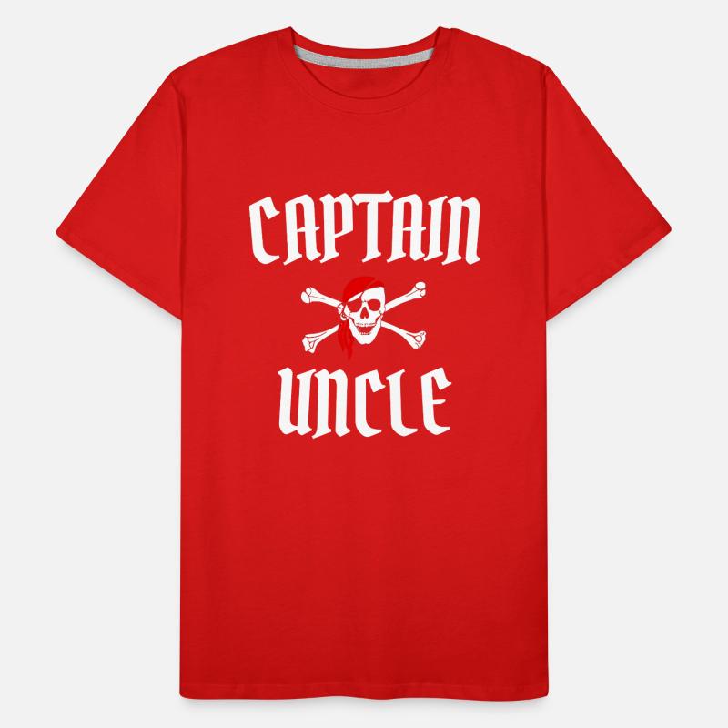 Captain Uncle Pirate Uncle Men's Premium Organic T-Shirt