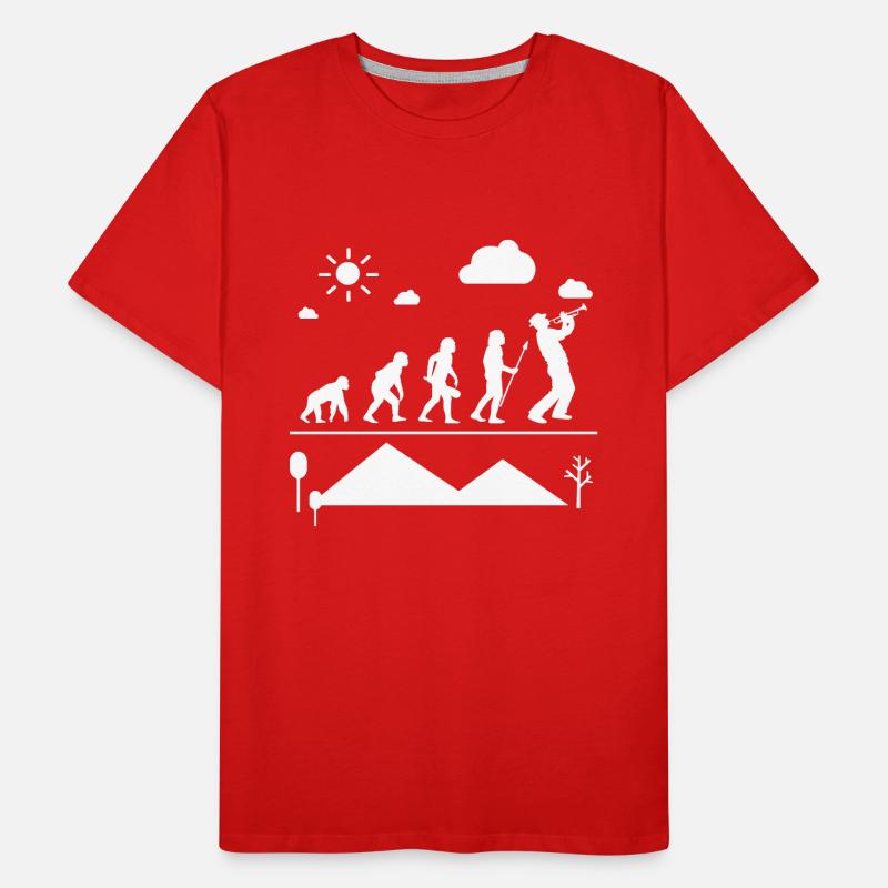 Trompete Trompete Evolution Männer Premium Bio T-Shirt
