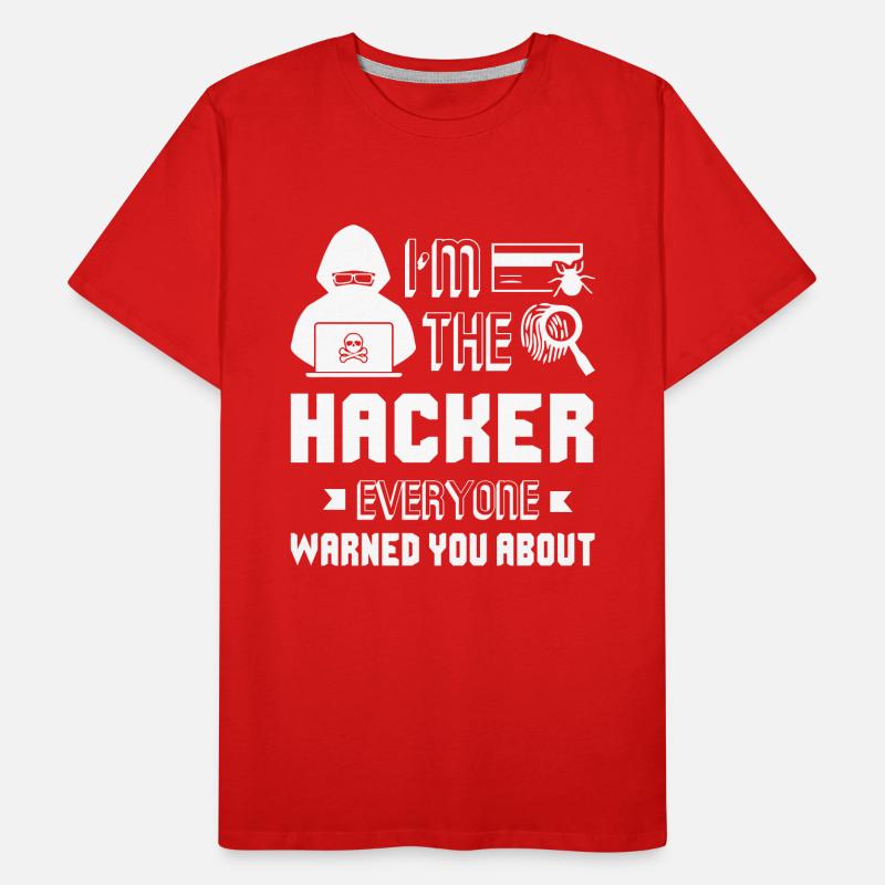 Hacker Ich bin der Hacker Männer Premium Bio T-Shirt